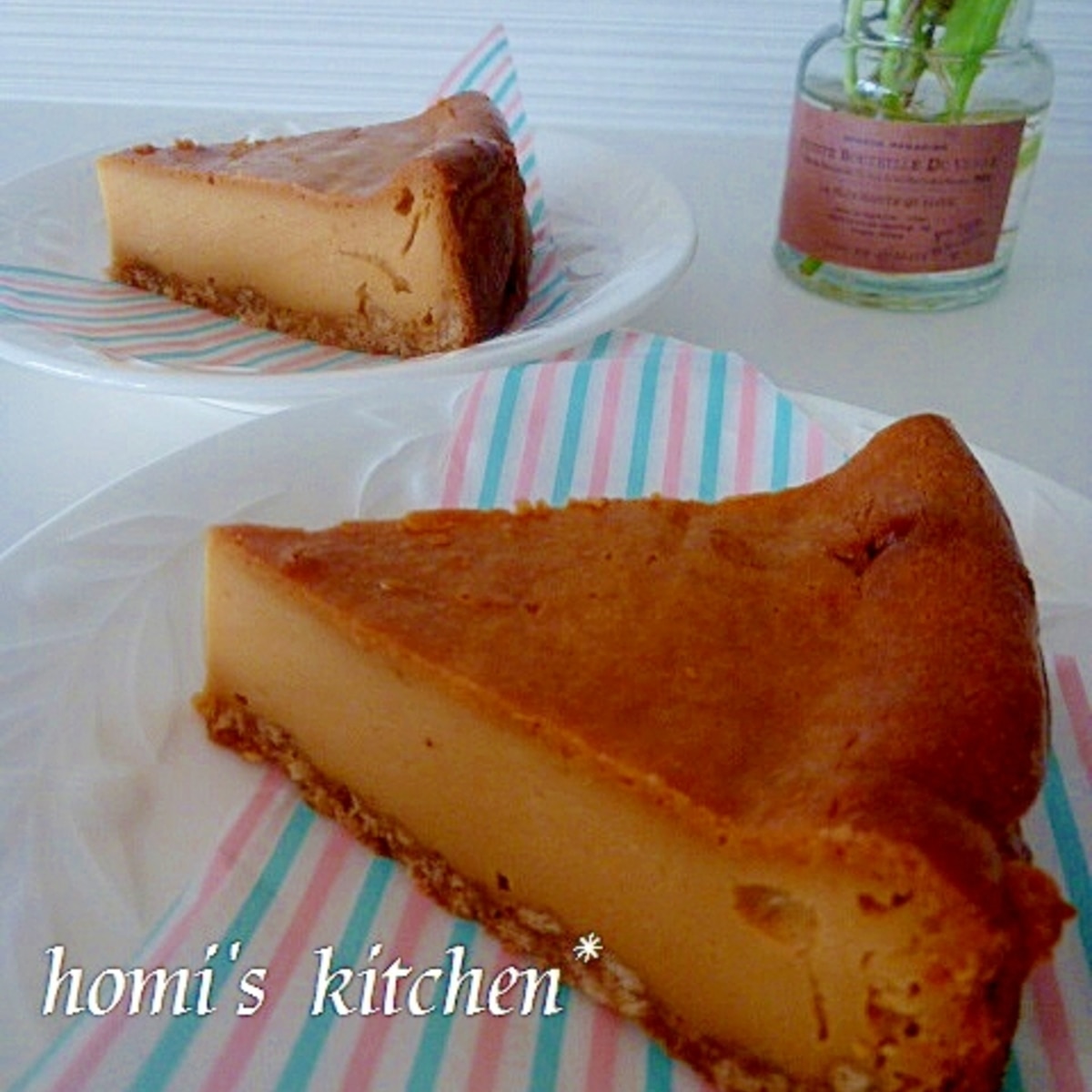 キャラメル ベイクドチーズケーキ レシピ 作り方 By ほぉみぃ 楽天レシピ